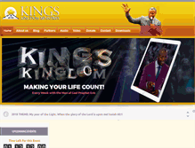 Tablet Screenshot of kingskingdom.org